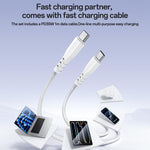 Set caricabatterie rapido Yesido YC20U PD35W USB-C con cavo