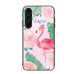 Custodia in vetro colorato dipinto per Samsung Galaxy S26 5G