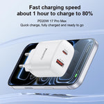 Set caricabatterie Yesido YC106 doppia porta USB-C e USB-A