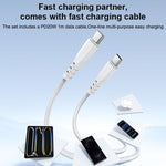 Set caricabatterie Yesido YC106 doppia porta USB-C e USB-A