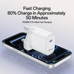 Set caricabatterie rapido Yesido YC153 PD35W USB-C con cavo Type-