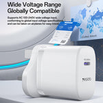 Set caricabatterie rapido Yesido YC153 PD35W USB-C con cavo Type-