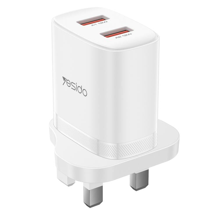 Set caricabatterie Yesido YC150 12W doppia USB con cavo Type-C