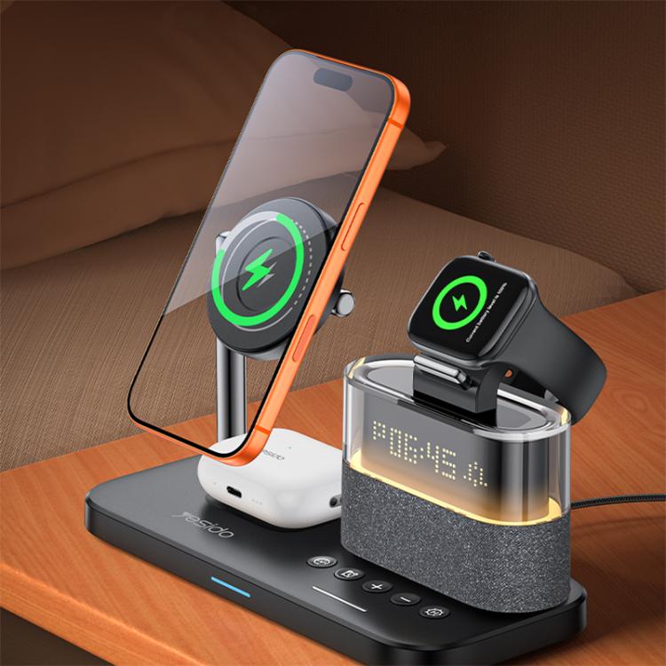 Stazione di ricarica wireless magnetica multifunzione 6 in 1 Yesi