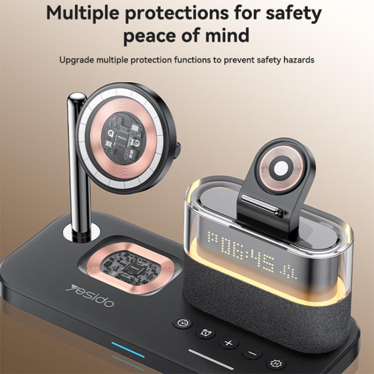 Stazione di ricarica wireless magnetica multifunzione 6 in 1 Yesi