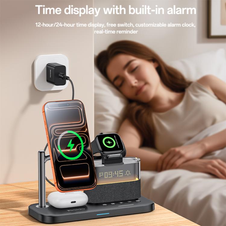 Stazione di ricarica wireless magnetica multifunzione 6 in 1 Yesi