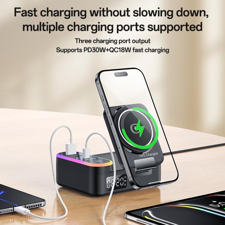 Stazione di ricarica wireless magnetica Yesido DS38 65W 8 in 1
