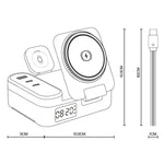 Stazione di ricarica wireless magnetica Yesido DS38 65W 8 in 1