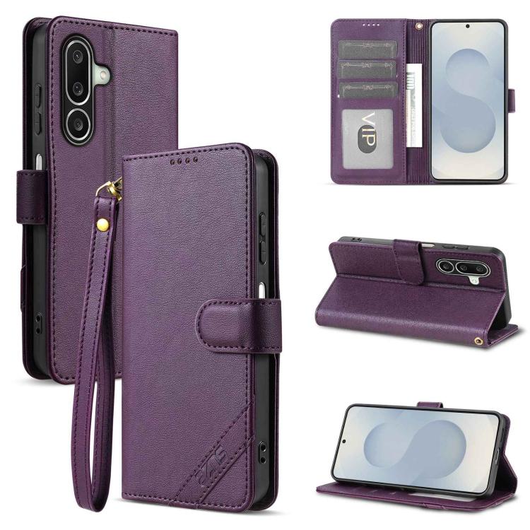 Portafoglio a tre carte con protezione RFID e custodia per Galaxy A27 A06 A56
