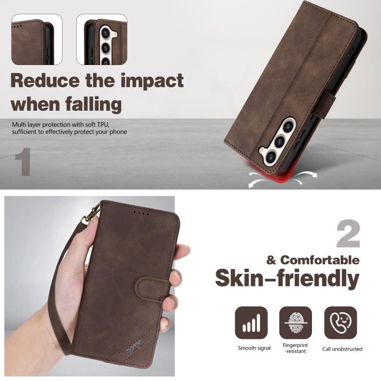 Portafoglio a tre carte con protezione RFID per Samsung Galaxy S23 5G