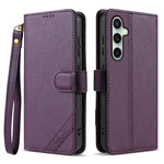 Portafoglio a tre carte con protezione RFID per Samsung Galaxy S25 Ultra, S24