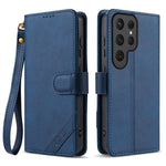 Portafoglio a tre carte con protezione RFID per Samsung Galaxy S25 Ultra, S24