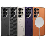 Custodia magnetica GKK con foro fotocamera per Samsung Galaxy S26, S25 e S24