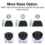 Inserti auricolari in silicone per Galaxy Buds2 Pro e Buds+