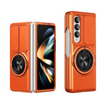 Custodia per telefono multifunzionale magnetica antiurto con finestra scorrevole per obiettivo., For Galaxy Z Flip3 5G, For Galaxy Z Fold3 5G