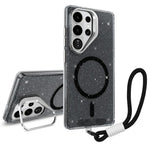 Supporto per fotocamera glitterato con custodia magnetica per Samsung Galaxy