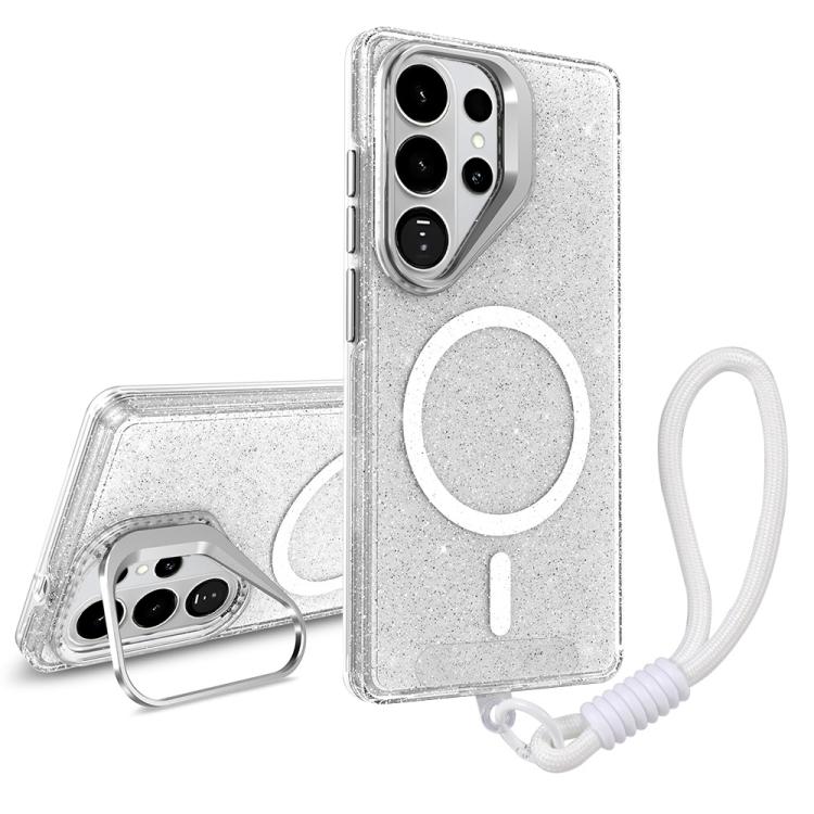 Supporto per fotocamera glitterato con custodia magnetica per Samsung Galaxy