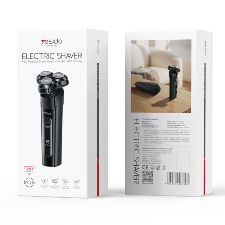 Rasoio elettrico Yesido MG05 con testina rotante flottante