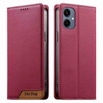 Custodia Dierfeng in ecopelle con magnete e RFID per Galaxy A26 5G, A36 5G, A06