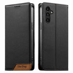 Custodia Dierfeng in ecopelle con magnete e RFID per Galaxy A26 5G, A36 5G, A06