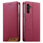 Custodia Dierfeng in ecopelle con magnete e RFID per Galaxy A26 5G, A36 5G, A06