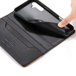 Custodia Dierfeng in ecopelle con magnete e RFID per Galaxy A25 5G, A24 4G, A14