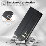 Custodia Dierfeng in ecopelle con magnete e RFID per Galaxy A25 5G, A24 4G, A14