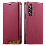 Custodia Dierfeng in ecopelle con magnete e RFID per Galaxy A26 5G, A36 5G, A06