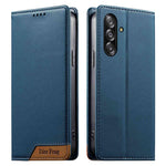Custodia Dierfeng in ecopelle con magnete e RFID per Galaxy A26 5G, A36 5G, A06