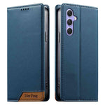 Custodia Dierfeng in ecopelle con magnete e RFID per Galaxy A55 5G, A35 5G, A05