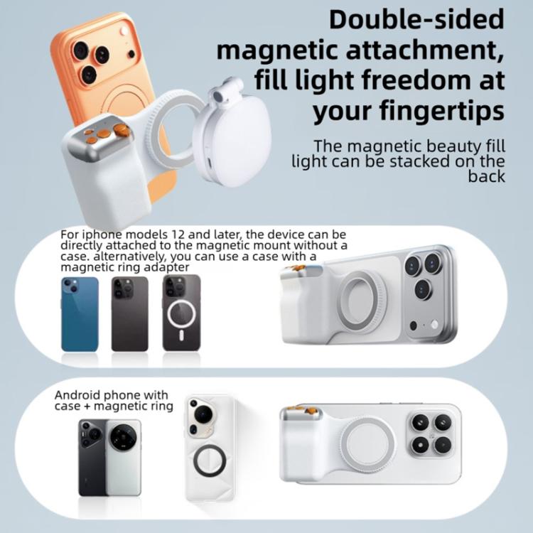 Supporto magnetico smartphone con impugnatura ergonomica