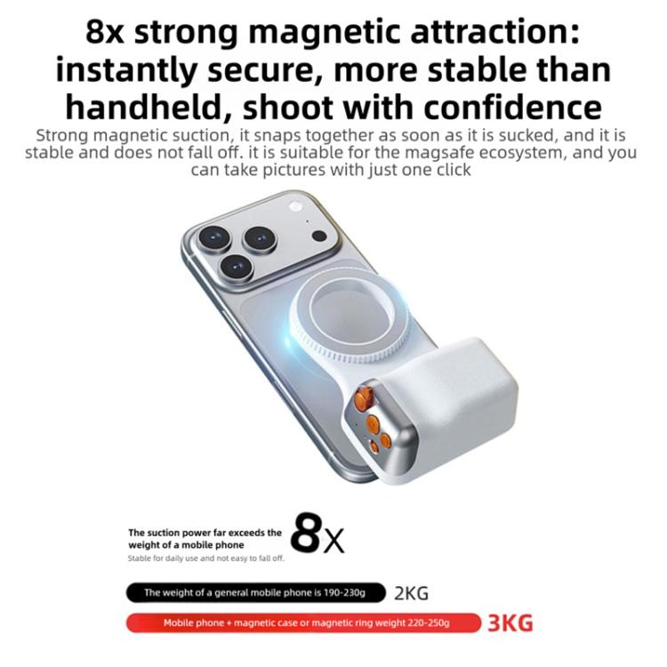 Supporto magnetico smartphone con impugnatura ergonomica