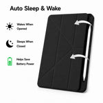 Custodia in pelle XDcase pieghevole per iPad Air 13 e iPad mini