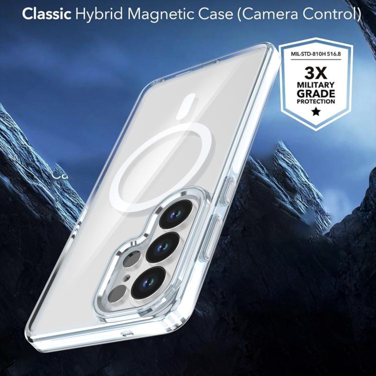 Custodia magnetica trasparente bicolore per Samsung Galaxy S26 Ultra 5G