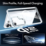 Custodia magnetica trasparente bicolore per Samsung Galaxy S26 Ultra 5G
