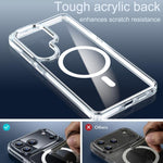 Custodia magnetica trasparente bicolore per Samsung Galaxy S26 Ultra 5G