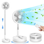 Ventilatore elettrico da tavolo pieghevole e regolabile in altezza F9 con batteria da 8000 mAh