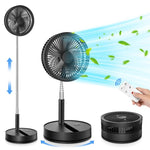 Ventilatore elettrico da tavolo pieghevole e regolabile in altezza F9 con batteria da 8000 mAh
