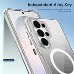 Custodia magnetica con glitter per Samsung Galaxy S26 Ultra 5G