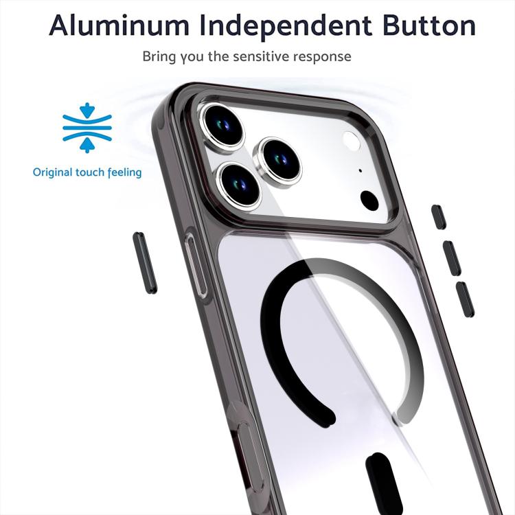 Custodia magnetica in cristallo colorato per iPhone 17 Pro Max
