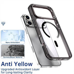 Custodia magnetica in cristallo colorato per iPhone 17 Pro Max