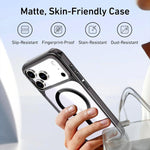 Custodia magnetica in cristallo colorato per iPhone 17 Pro Max