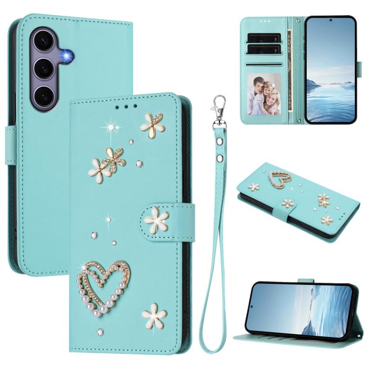 Custodia doppio strato in ecopelle vegana con motivo floreale per Samsung Galaxy