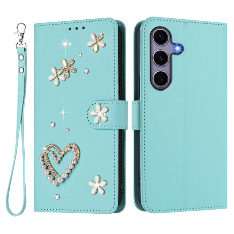 Custodia doppio strato in ecopelle vegana con motivo floreale per Samsung Galaxy