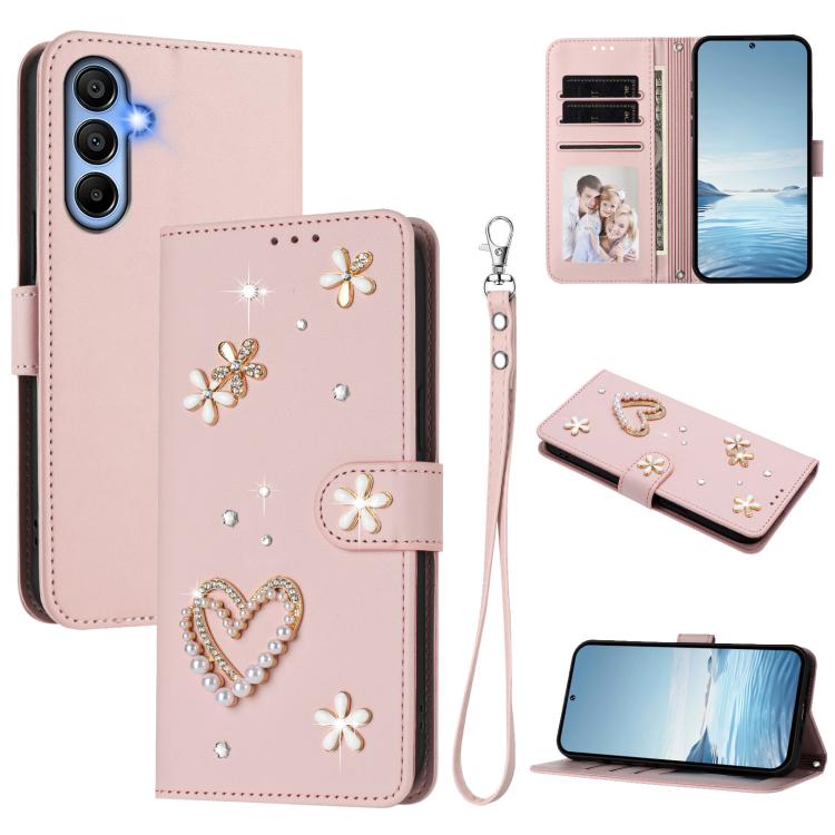Custodia doppio strato in ecopelle vegana con motivo floreale per Samsung Galaxy