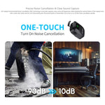 Microfono lavalier wireless FEELWORLD LM1 per telefono, computer e fotocamera, 2 trasmettitori + 1 ricevitore + custodia di ricarica