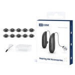 Kit 10 auricolari di ricambio in silicone per apparecchi acustici