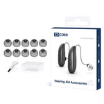 Kit 10 auricolari di ricambio in silicone per apparecchi acustici