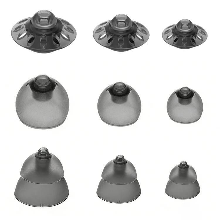 Kit 10 auricolari di ricambio in silicone per apparecchi acustici