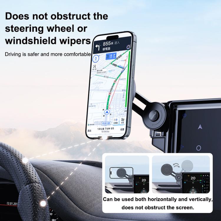 Supporto magnetico auto con braccio estensibile per smartphone co